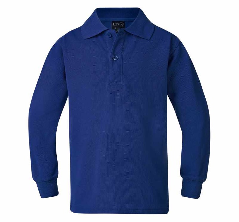Long Sleeved Polo T-Shirt - Latham Primary P&C Association